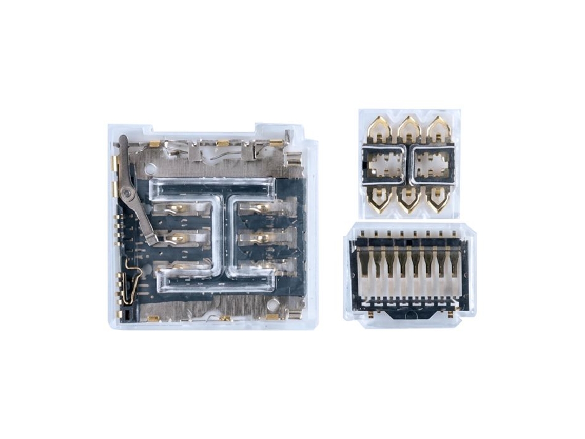 Leitor de Cartão Sim de Substituição Para///prateado AQUAFORGE