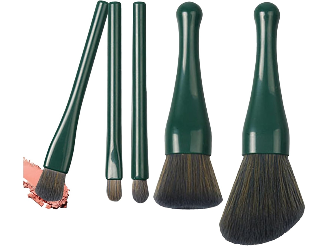 Conjunto De Pincéis De Maquiagem Para Viagem | Pincéis De Maquiagem Para Viagem Aplicador Retrátil Gokoco