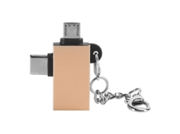 Cabo Adaptador Otg EOOCOO (1 para 2, Suporta Usb 3.0)