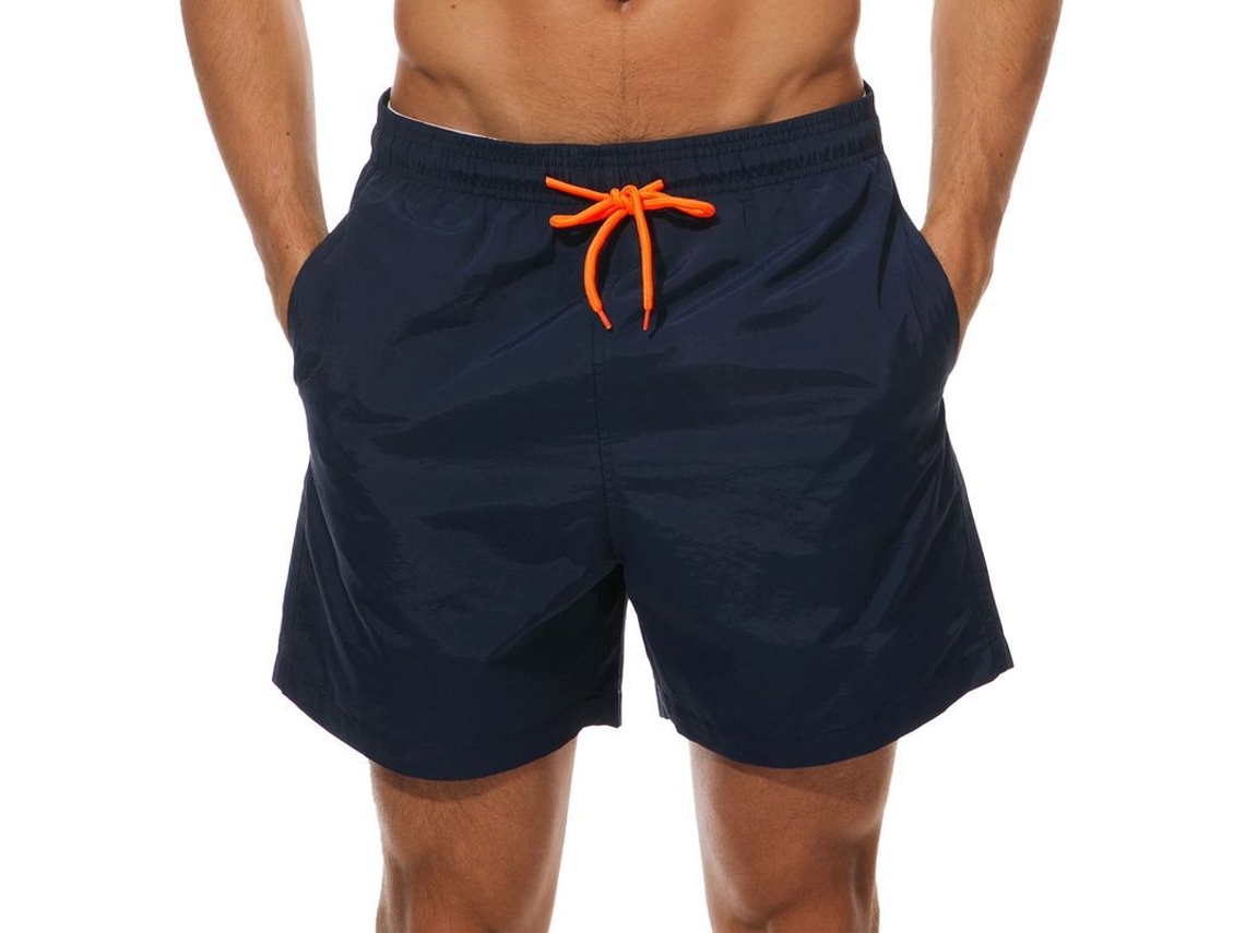 Pantalones Cortos De Baño Para Hombres Secado Rápido Con Forro De Malla Medias De Playa Niños (xl)