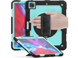 Capa Para Ipad Pro 13 2025/2024 13 Polegadas À Prova De Choque,com Suporte E Alça De Ombroazul Claro + Preto