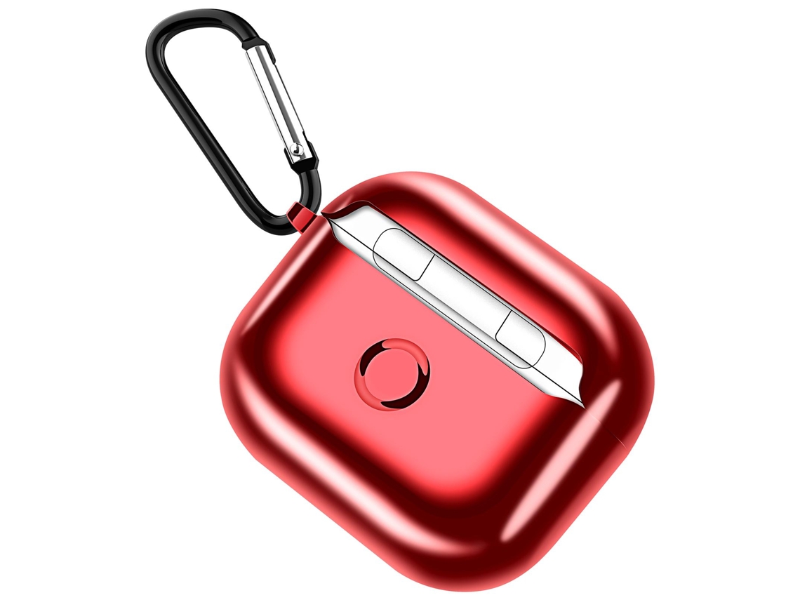 Aetheria capa de Proteção Tpu Eletroplatada para Airpods 3 2021 com Carabiner