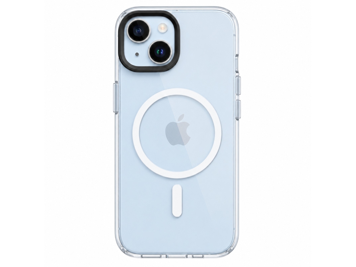 Capa Magsafe Para Iphone 15 Série Clear Case Anti-choque 3.5m