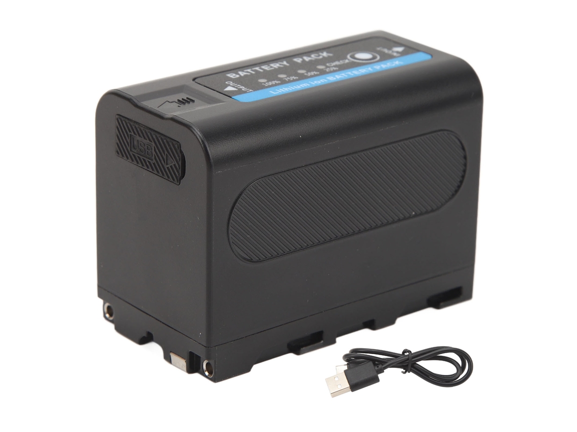 Np F770 Battery 5800mah Li Ion Battery Type C Dual Charging Interface 30w Fast Charging For Mc2500c 1500c Camera Fill Light Monitor LAXISCREED