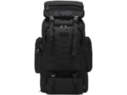 Mochila De Caminhada Masculina De 70 Litros, Impermeável E Leve, Para Camping, Viagens, Escalada E Esportes Ao Ar Livre (preta)