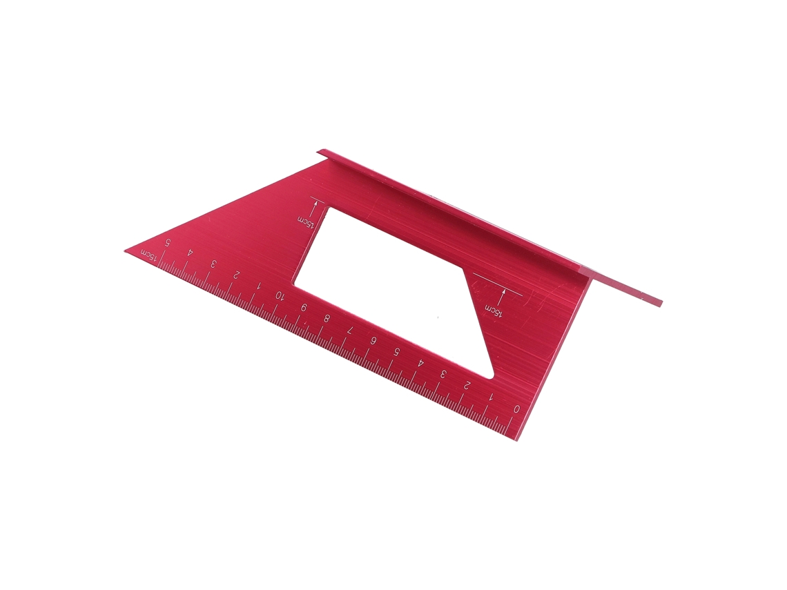 Regra Angular T 45°/90° Medidor Mitra S/MARCA