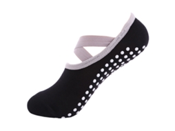 2026altiro-1 Par Mujer Calcetas Antideslizantes Deportivas Para Yoga Pilates Baile Protector De Talón