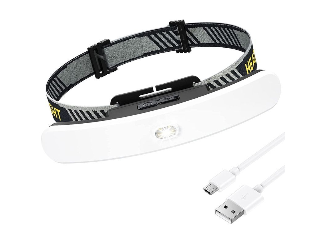 Lanterna Frontal Recarregável, 6 Modos, 2000mah para Pesca, Camping, Caminhada, Ciclismo