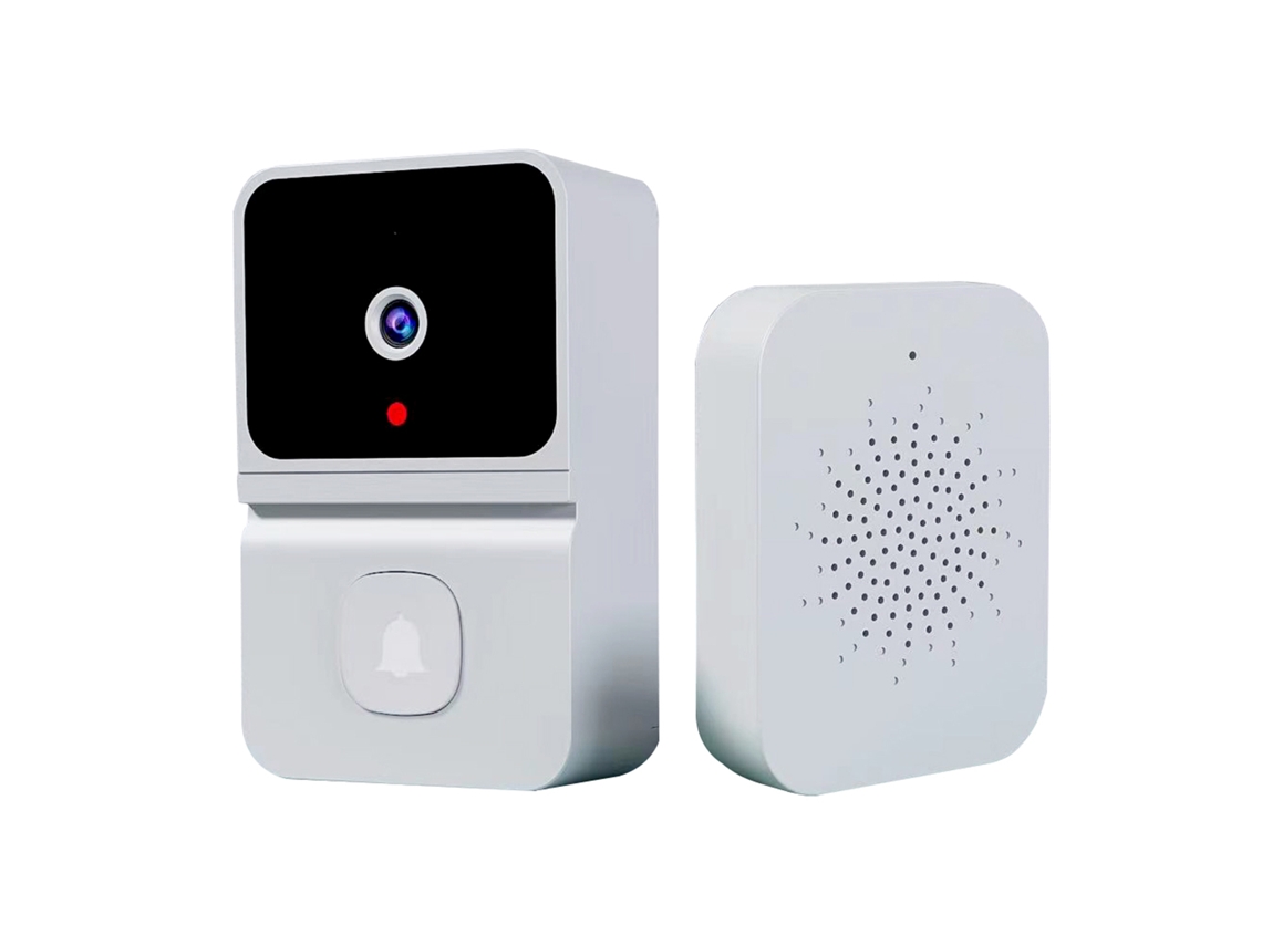 Campainha Inteligente Laxiscreed Com Câmera Sem Fios, Alta Definição E Sistema De Alarme Infravermelho