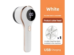 Máquina Elétrica para Remoção de Fiapos e Bolinhas com 3 Velocidades Depiladora Portátil Usb, Multifuncional, Moderno, Uso Doméstico STELASPLEN