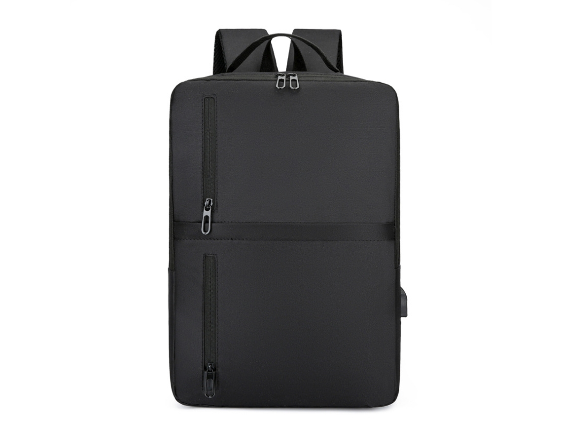 Mochila Para Computador De 15,6 Polegadas Usb Preta Brilvibera