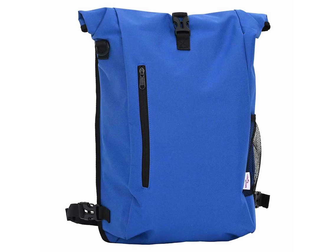 Bolsa De Bicicleta Contemporânea Para Rack De Pannier Vidaxl Azul Poliéster