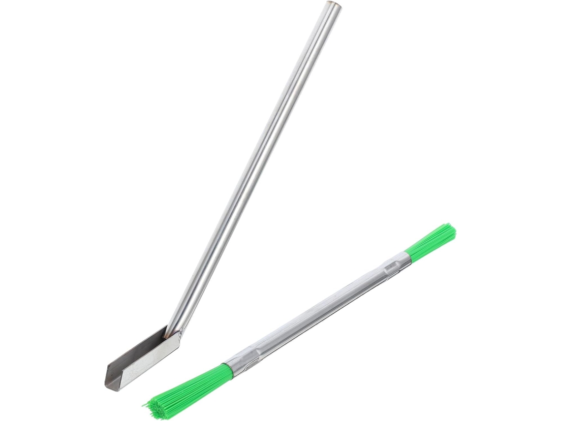 Ferramenta De Limpeza Trilhos Janelas Nuobesty Com Escova Nylon E Metal Para Profunda Ranhuras Em Peitoris Elevadores