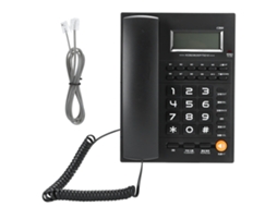 Telefone Fixo Para Casa, Telefone Com Fio, Telefone De Mesa Com Fio Para Casa, Escritório, Hotel, Restaurante Brilvibera