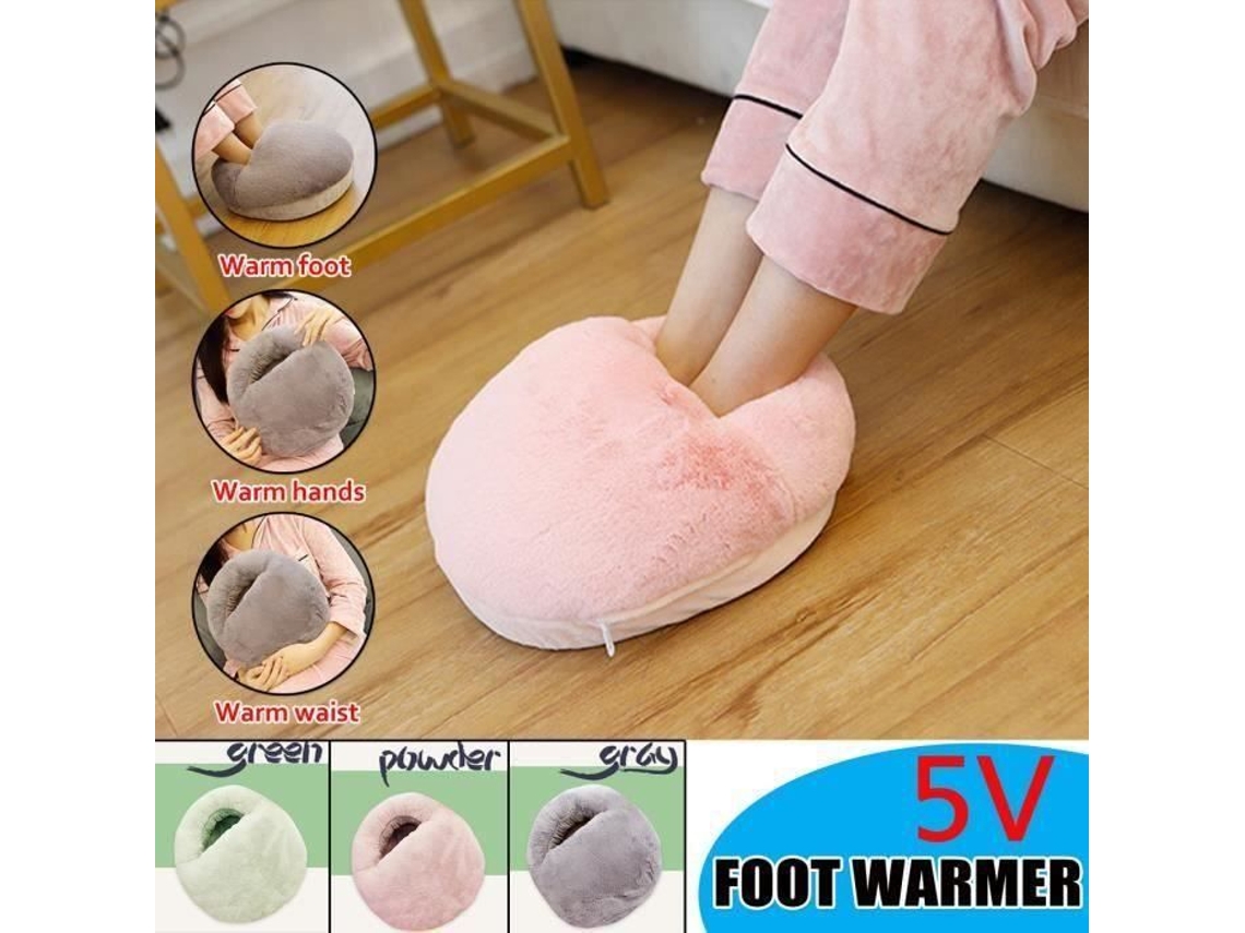 Aquecedor Elétrico de Pés 5V Usb Inverno Aquecido Pés Quentes Rosa Bo40831