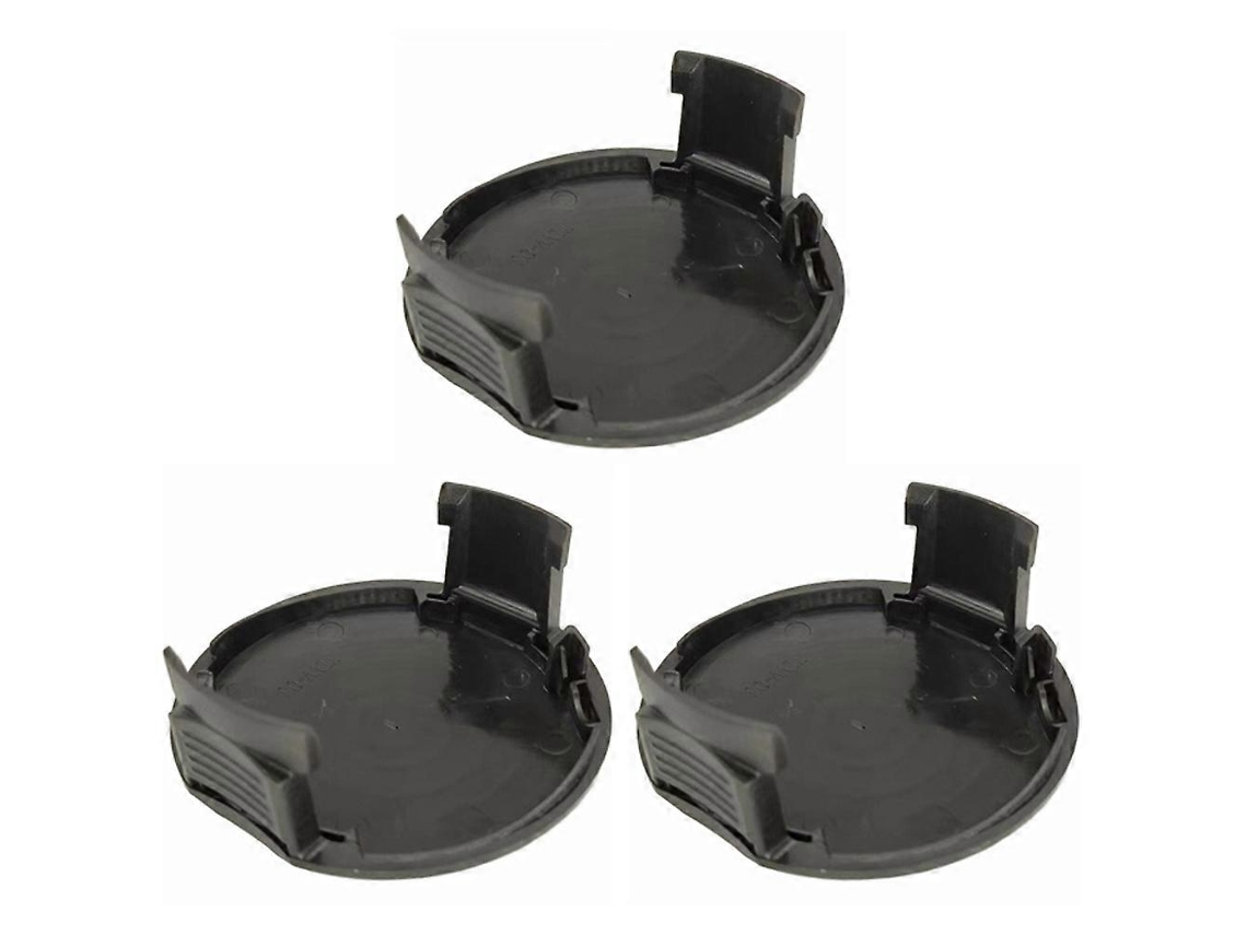 Conjunto De 3 Tampas De Carretel Wa0037 Para Cortadores De Grama Worx Wg184, Wg190, Wg191 E Wg168.