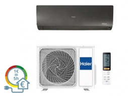 Ar Condicionado HAIER LEXIS PLUS 24 WIFI PR (37 m² - 24000 BTU - Preto)