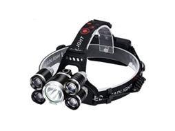 Farol Ledpesca Farol Use 18650 Bateria Farol Lanterna Zoom Lâmpada De Cabeça Tocha Camping Head Light Yizhood (preto)