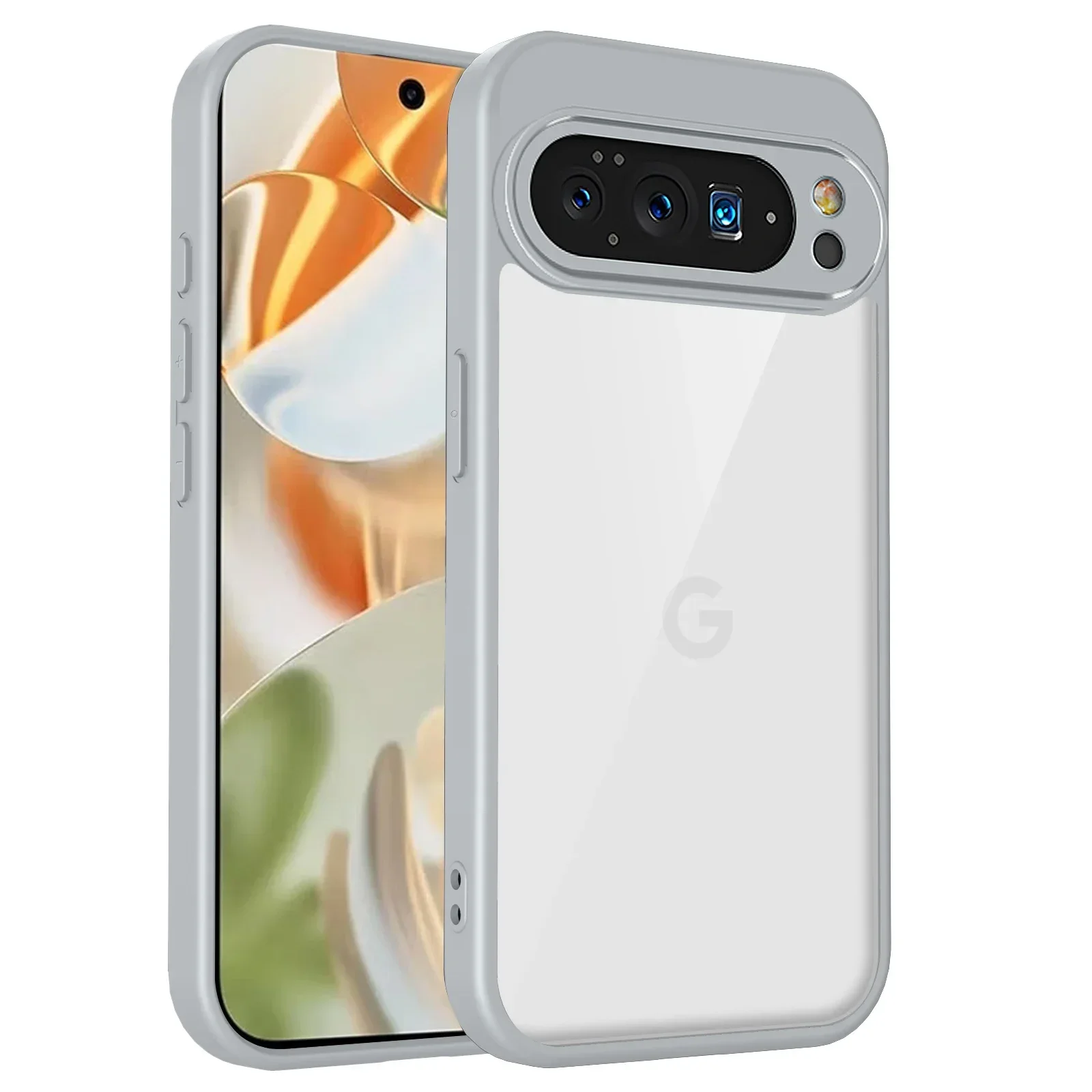 (branco, Google Pixel 10) Caso De Telefone Transparente Fosco Ultra-fino Simples, Tampa Traseira De Proteção Tpu À Prova De Choque