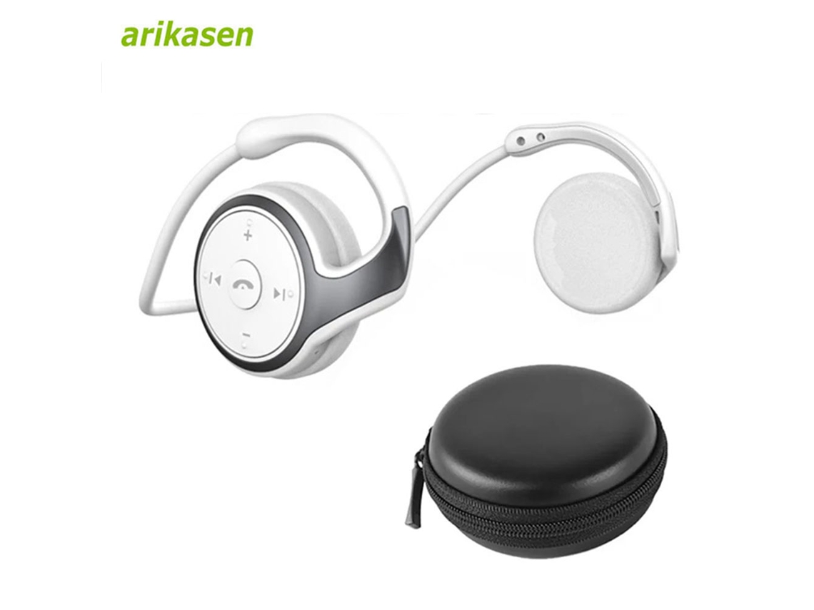 (branco Com Bolsa) Fones De Ouvido Bluetooth 5.0 A6, Dobráveis, Com Microfone E Assistente Virtual.