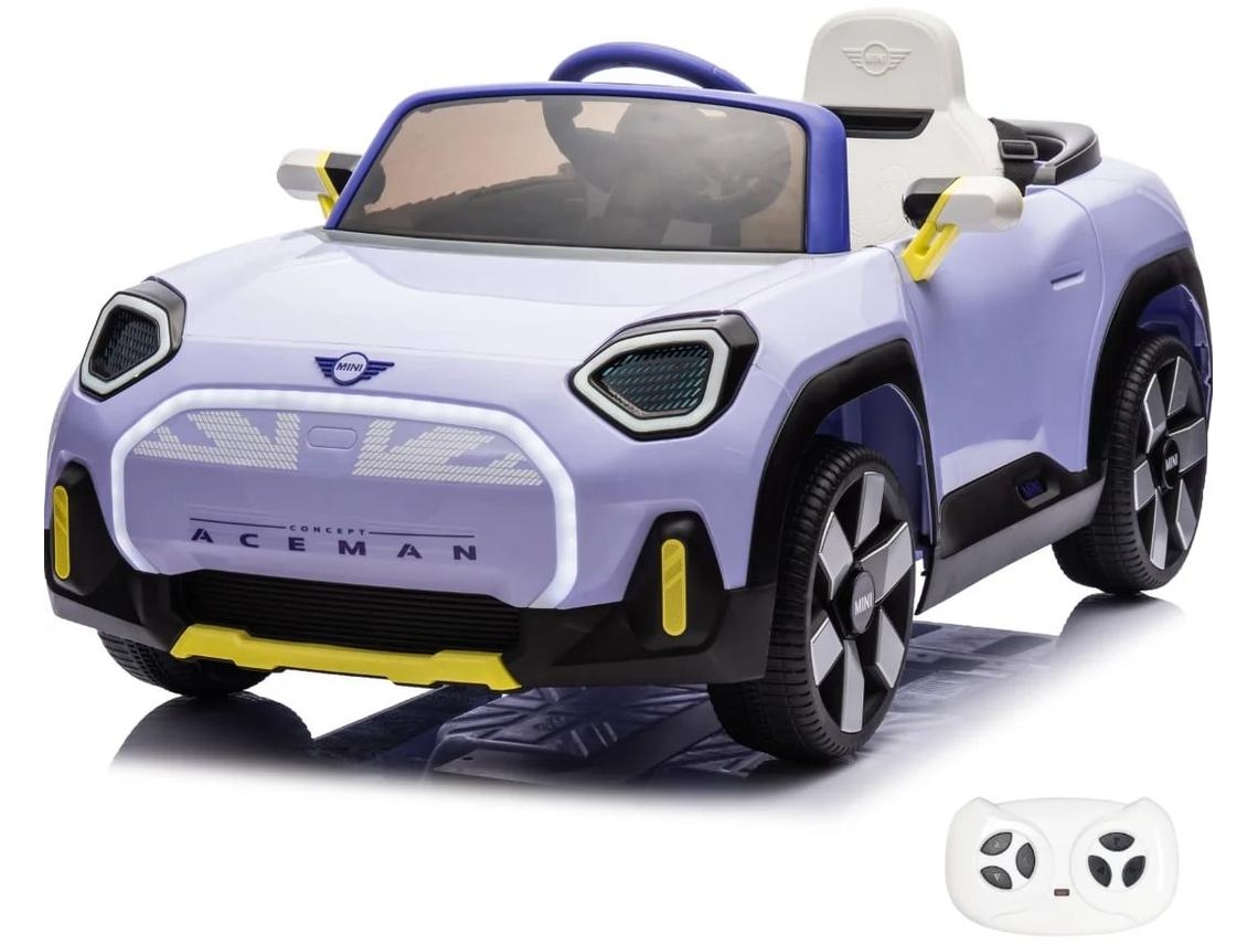 Carro Elétrico Para Crianças - Mini Aceman 12v - 1 A 5 Anos - Púrpura