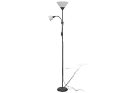 Floor Lamp, Floor Lamps Vidaxl Preto Aço (n/a)