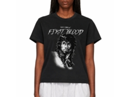 Rockinstone Rambo Movie Feels Like The First Time Black Adult T-shirt Size:s