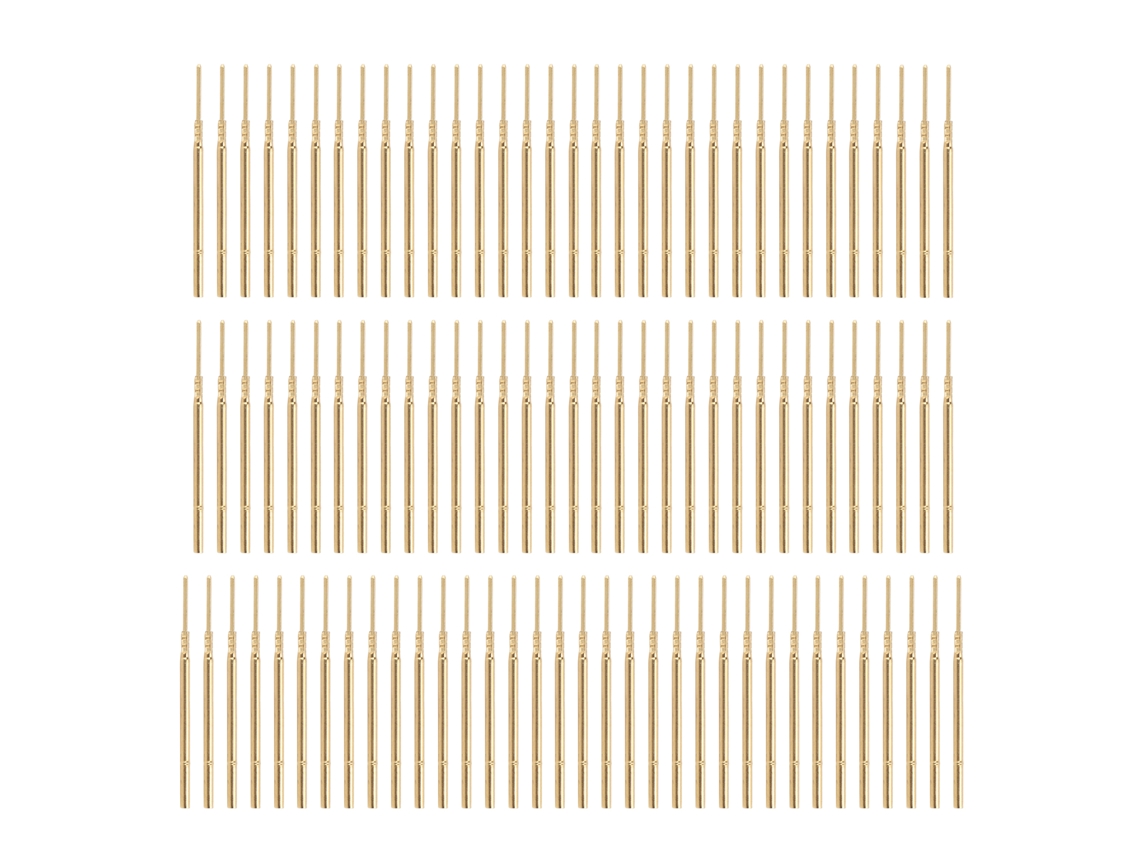 Manguito De Agulha De Teste 1.7mm 38.3mm 100 Unidades Para Testes Eletrônicos