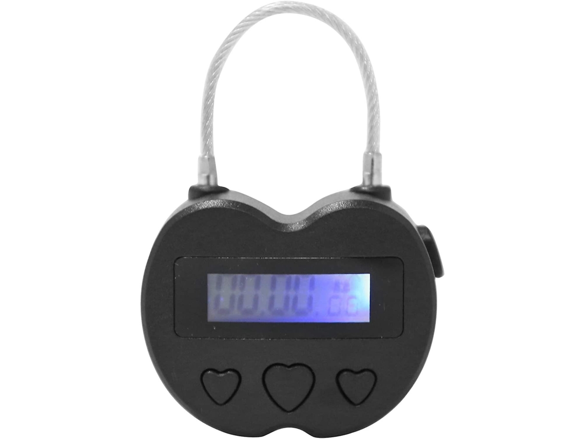 Cadeado Multifuncional com Temporizador LCD e USB BRILVIBERA
