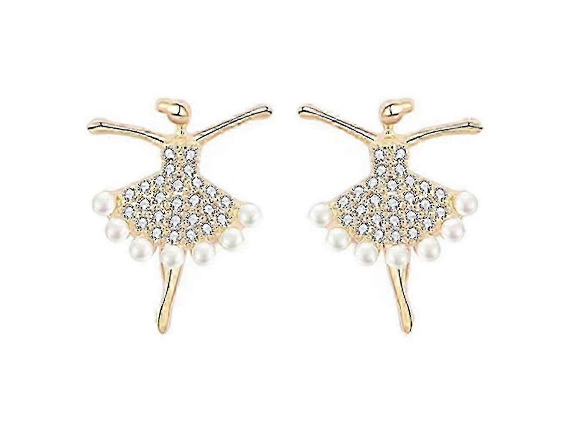 Brincos Stud De Bailarina, Elegantes, Para Joalheria