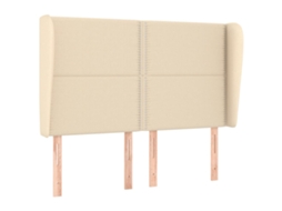Headboard, Headboards Vidaxl Creme Tecido (147 X 23 X 118/128 Cm)