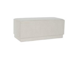 Removedor de sapatos em MDF bege com detalhes em poliéster, 100x40x40cm ALEXANDRA HOUSE LIVING