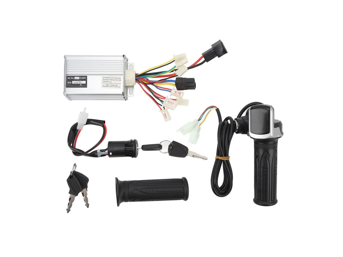Conjunto De Controlador De Bicicleta Elétrica 48v 1000w Com Acelerador Twist Para Bicicleta Triciclo Motocicleta Elétrica