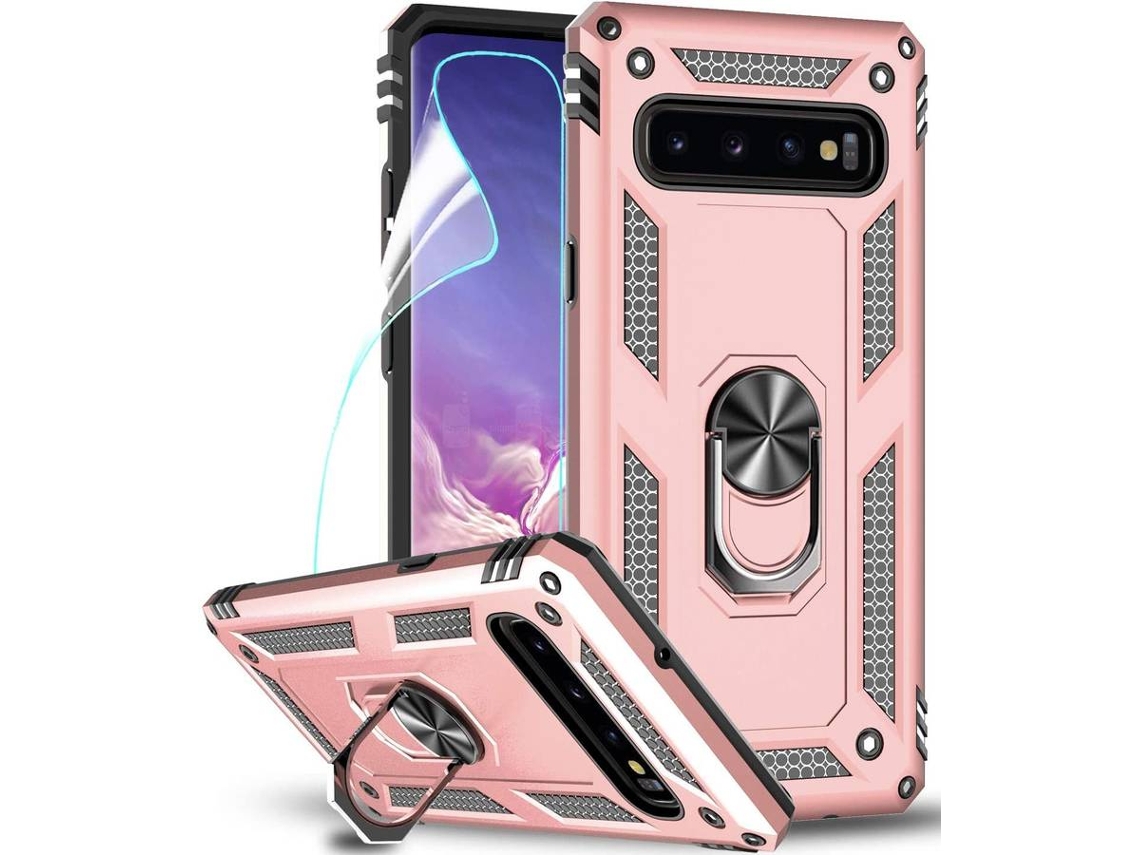 Capa Samsung Galaxy S10 Plus HONGWE. Rosa