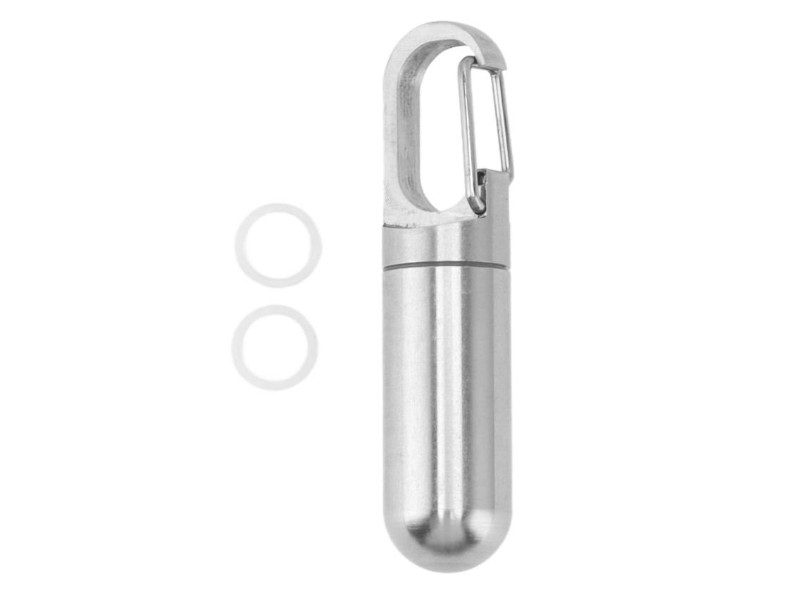 Porta tablet com Chaveiro Portátil Aço Inoxidável Case Resistente À Água para Camping Viagens | S/MARCA