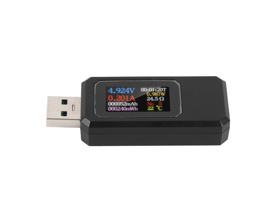 Testador Usb, Multímetro Usb Com Ecrã Colorida Ips, Medidor De Tensão