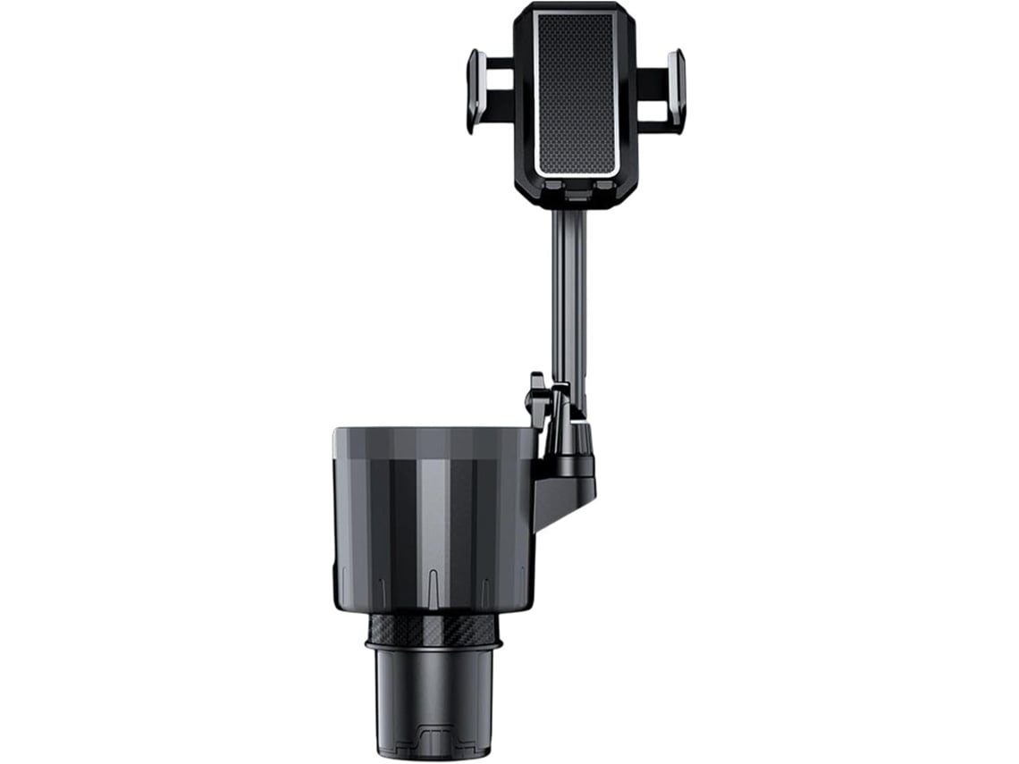 Suporte Para Celular Veicular Com Porta Copos Extensível