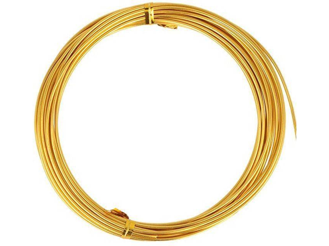 Arame de Alumínio ARTEMIO  (5 M x 1,5 mm - Dourado)