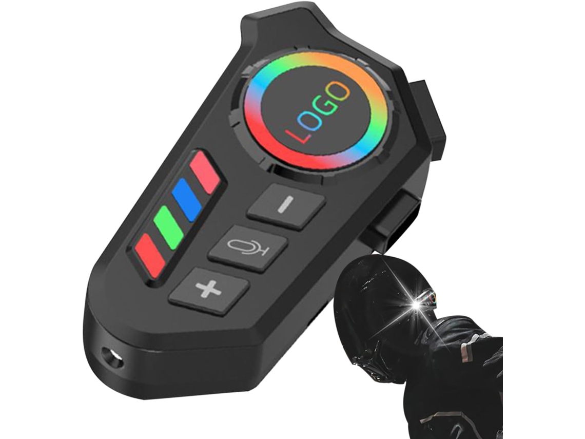 Écouteurs Pour Casque Moto Réduction De Bruit Assistant Vocal Et Lumière
