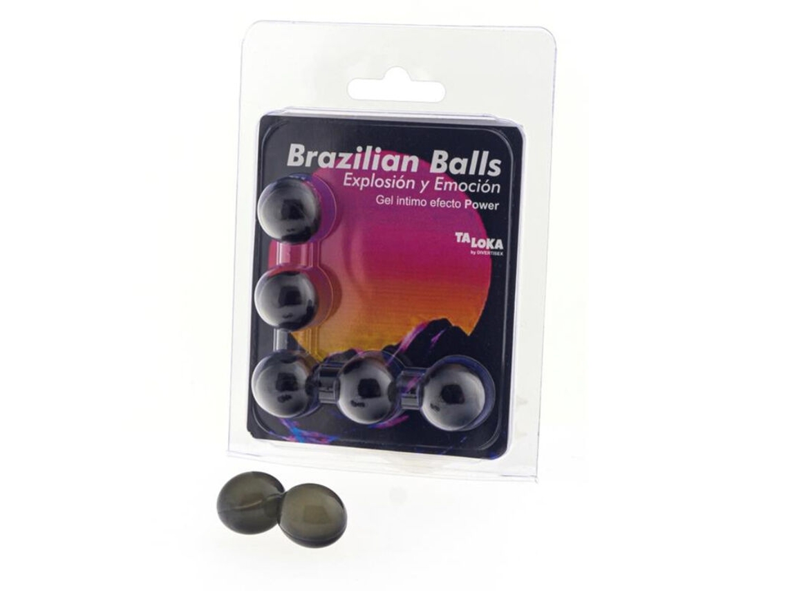 Estimulador DIVERTY SEXTALOKA 5 Bolas Brasileiras Power Effect Gel Exciting