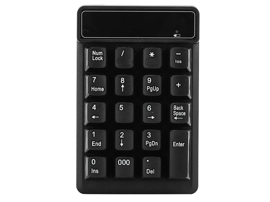 Aetheria teclado Numérico Bluetooth 19 Teclas Conexão 10m 10 Milhões de Clicks Portátil À Prova D'água