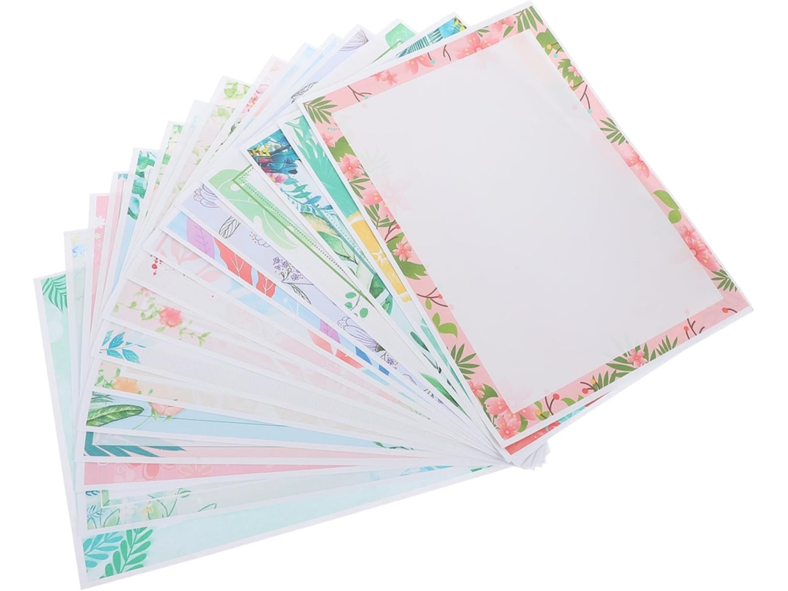 Papel, Escola, Letras, Estampado, Floral
