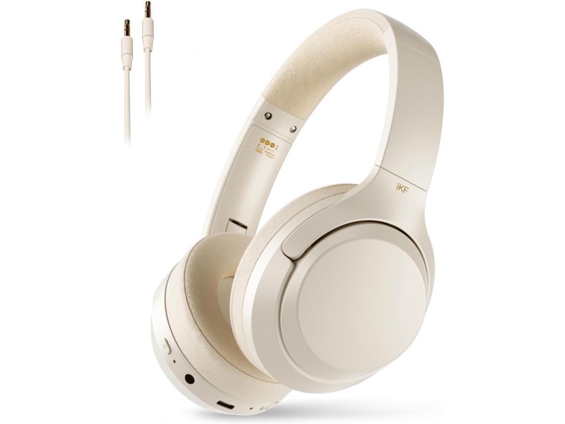 Fones De Ouvido Sem Fio Ikf T1, 50 Horas De Reprodução, Graves Profundos, Dobráveis