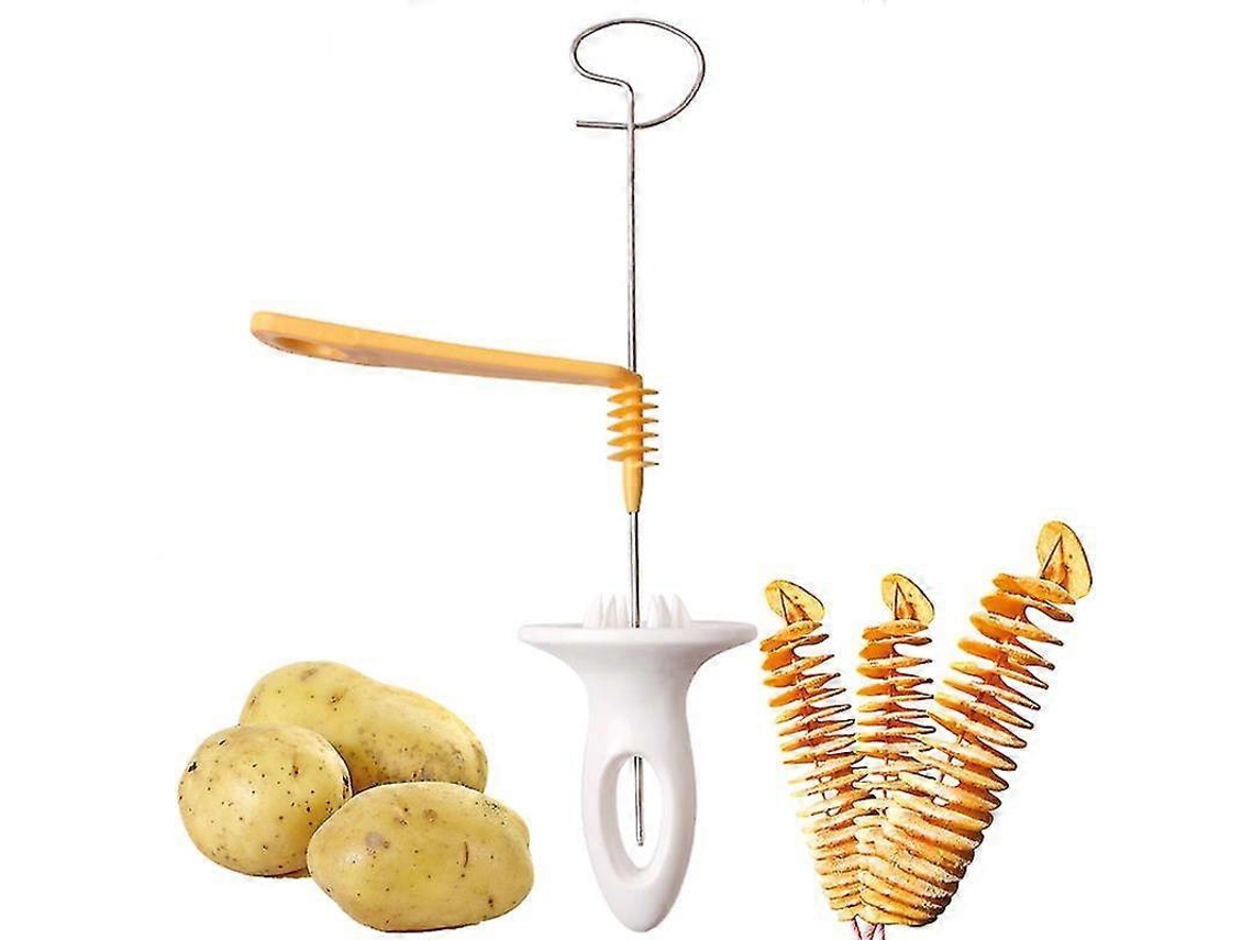 Cortador De Batatas Manual, Aço Inoxidável, Cortador De Batatas Reutilizável. Everley891
