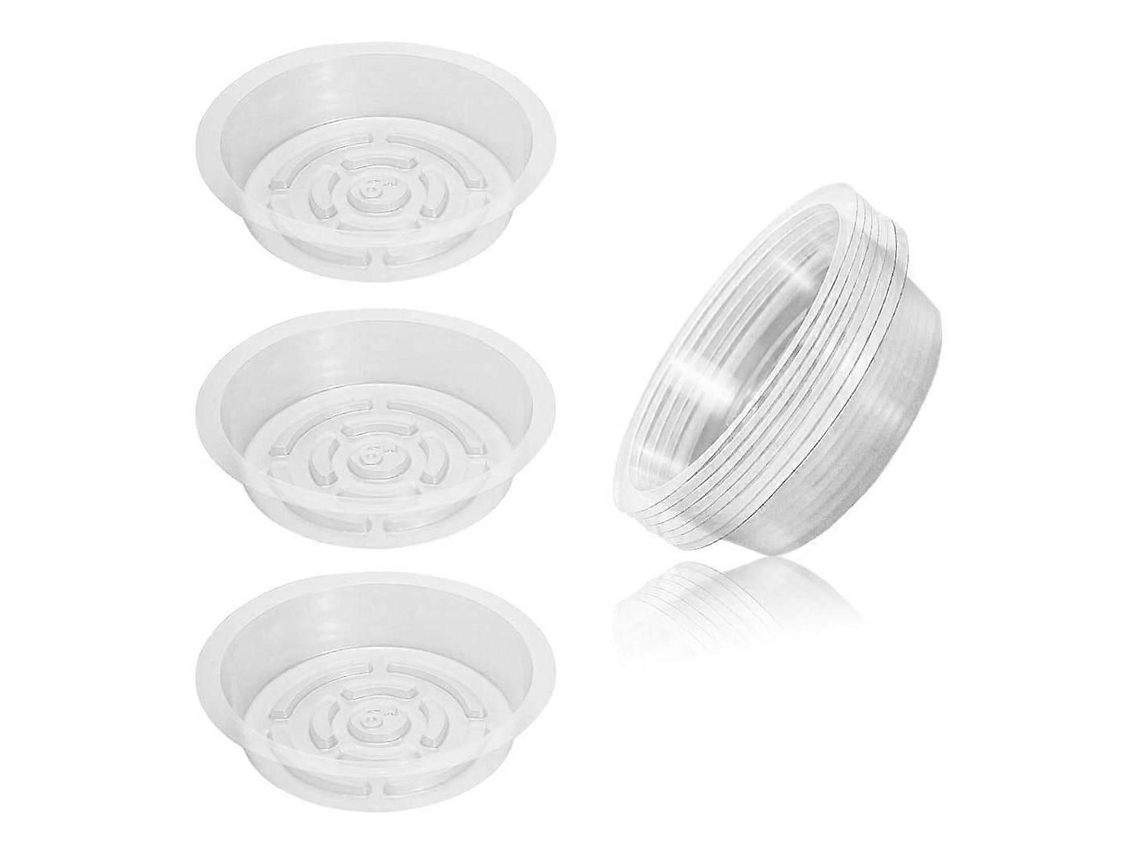 10 Pratos Plásticos Transparentes De 8 Polegadas Para Vasos De Plantas-zscy