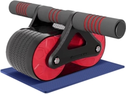 Lurelia Roda Abdominal Com Duas Rodas, Estável E Rebote Automático, Com Tapete Para Desporto E Treinos Em Casa