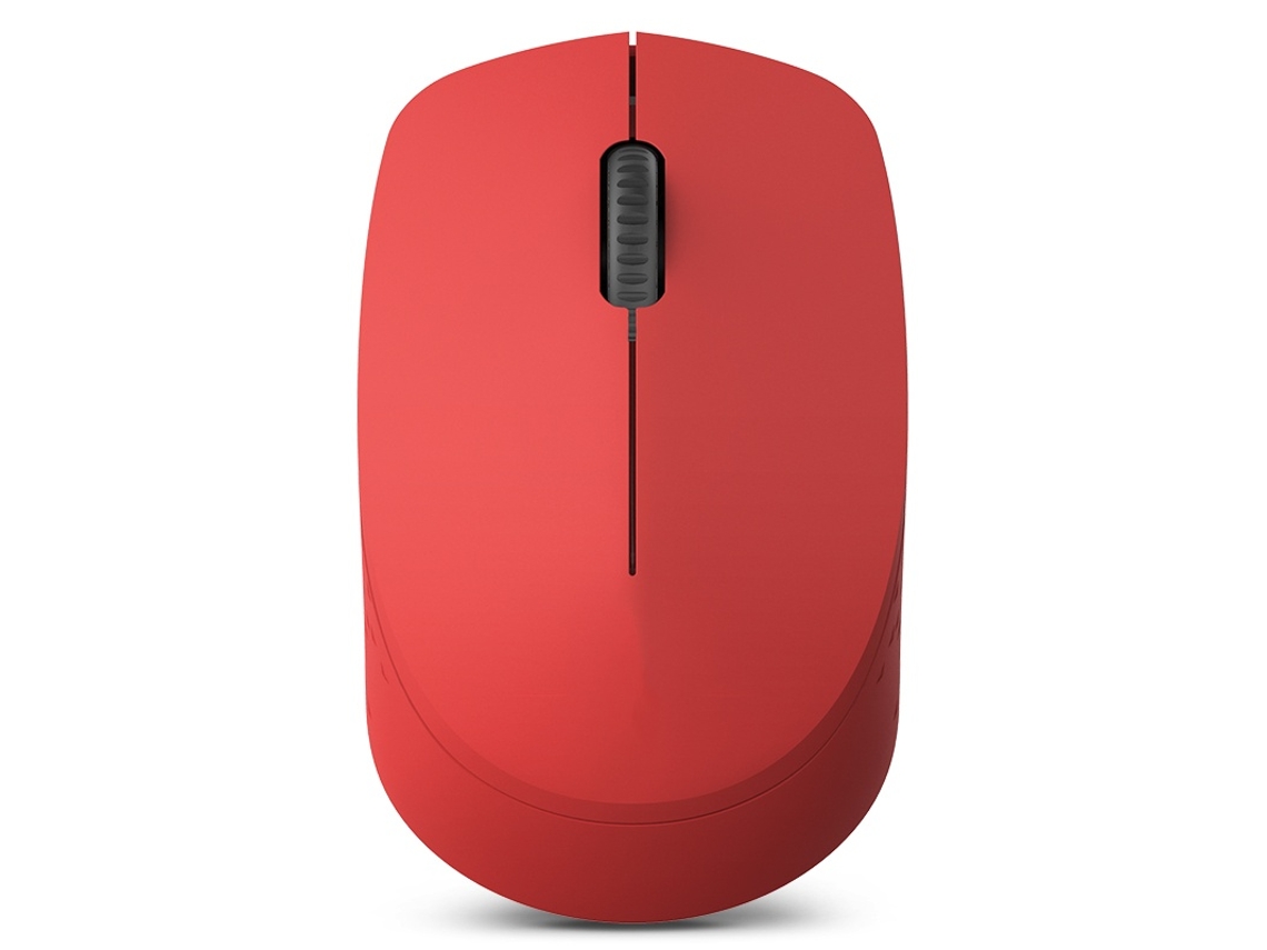 Rato YIZHOOD M100G Multi-dispositivo Bluetooth sem fio1300 DPI silencioso 3 botões mudo silencioso 2.4G para laptop tablet PC Mac vermelho