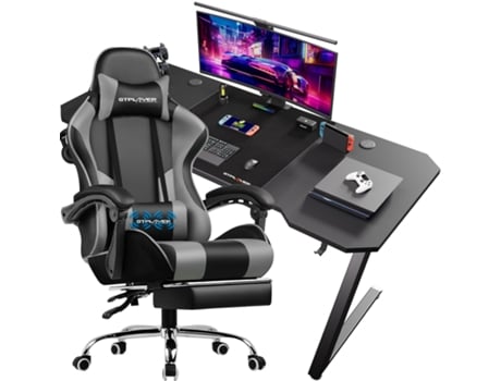 Cadeira Gamer Mesa Gamer Em Z, Ótima Combinação De Relação Qualidade Preço Gtplayer