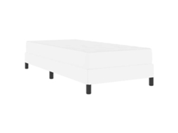 Conjunto 1 Estrutura Da Cama Vidaxl Branco Tecido (90 X 200 Cm)
