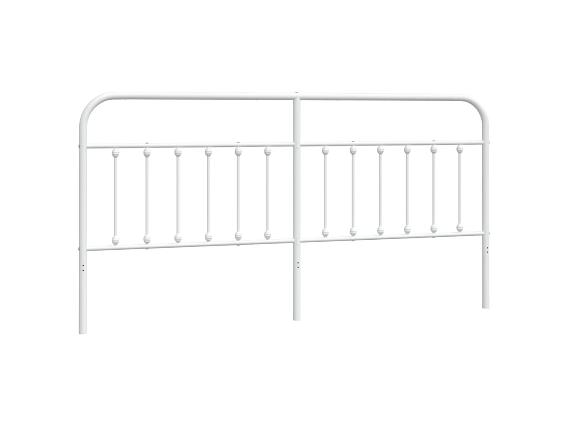 Headboard, Headboards Vidaxl Branco Aço (200 Cm)